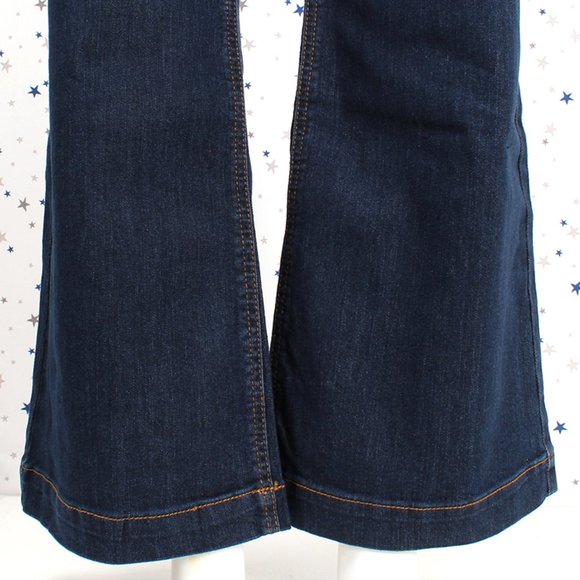 Wax Jean Wide Leg Denim Jeans Dark Size 1 Junior Size - Picture 3 of 8
